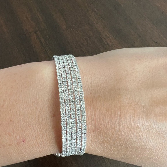 Anne Klein Crystal coil bracelet - Picture 4 of 5